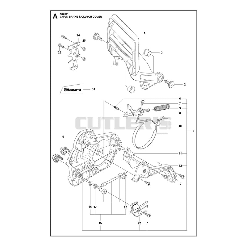 CHAIN BRAKE AND CLUTCH COVER