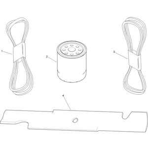 MVP Filter Belt and Blade Kit No 127-1649