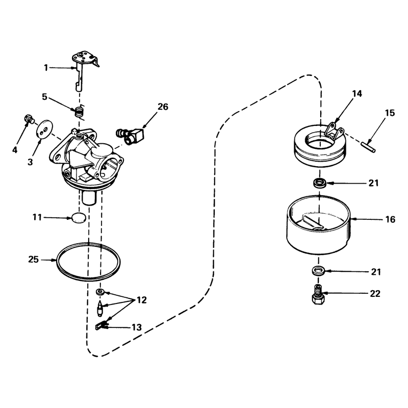 Carburetor No 631831