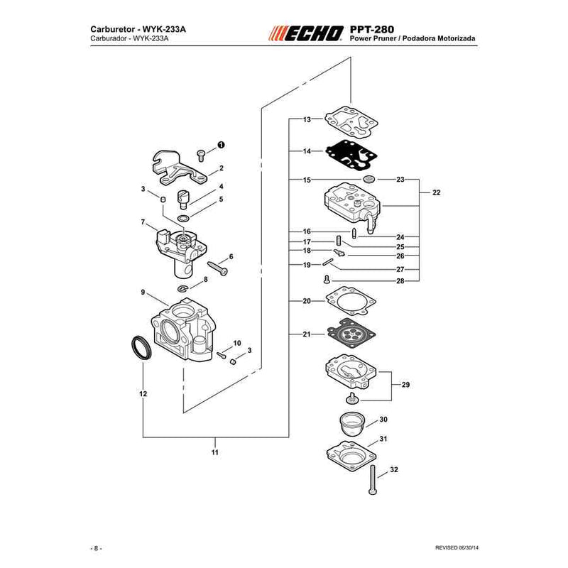 Carburetor - WYK-233A