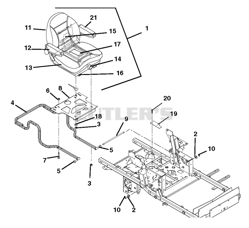 Seat And Hood Frame
