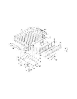 Gravely 996200 Atlas JSV 3000 Gas, Base Parts Diagram