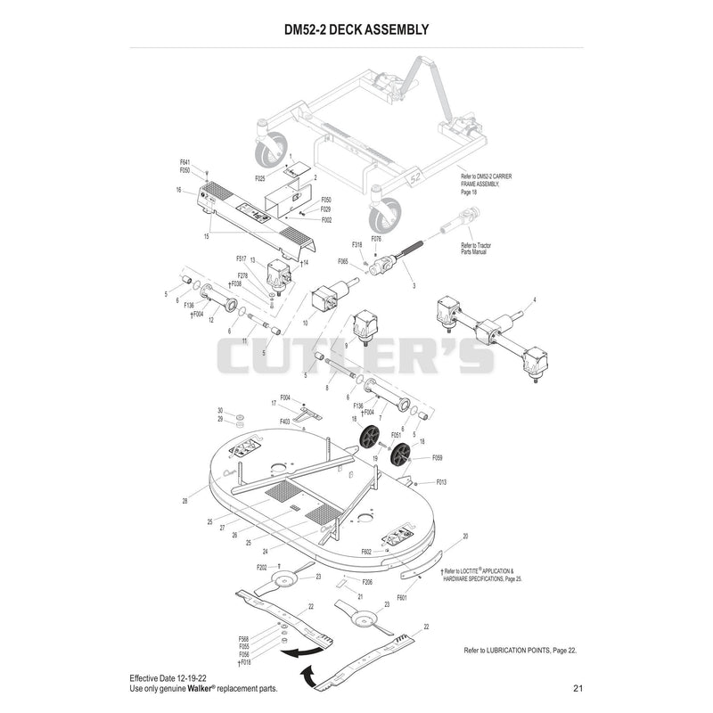 DM52-2 Deck Assembly