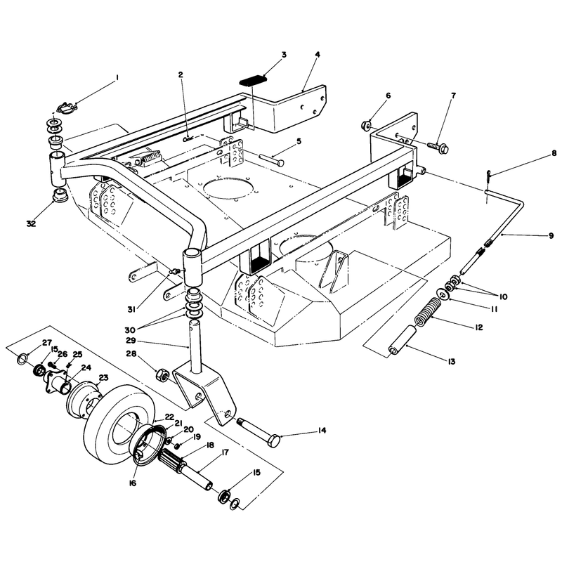 36in Carrier Frame Model No 30136