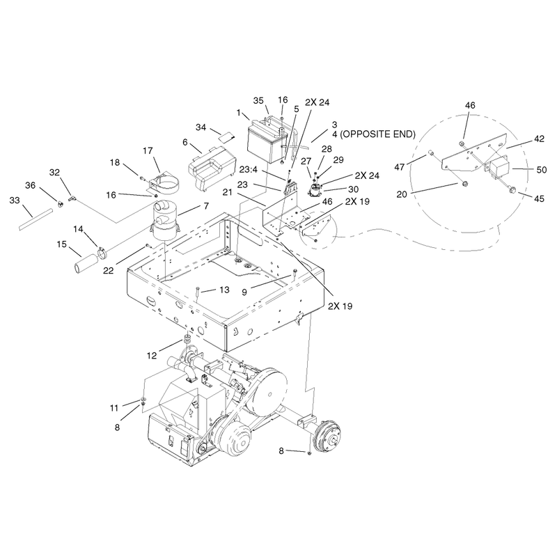 Drivetrain Mount Assembly