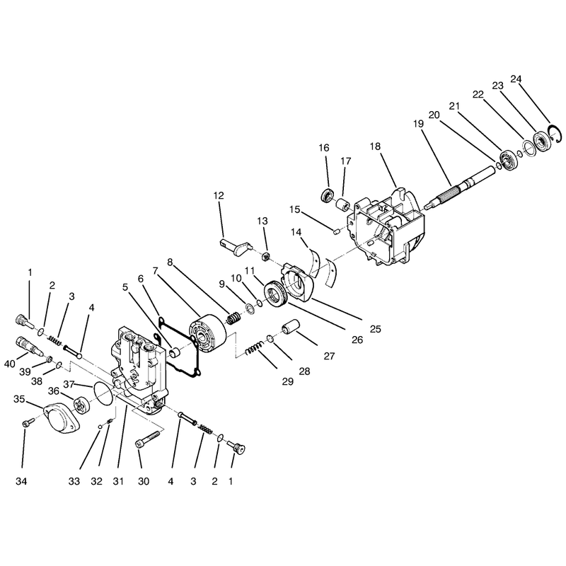 Hydraulic Pump Assembly No 98-4374 and 98-4375