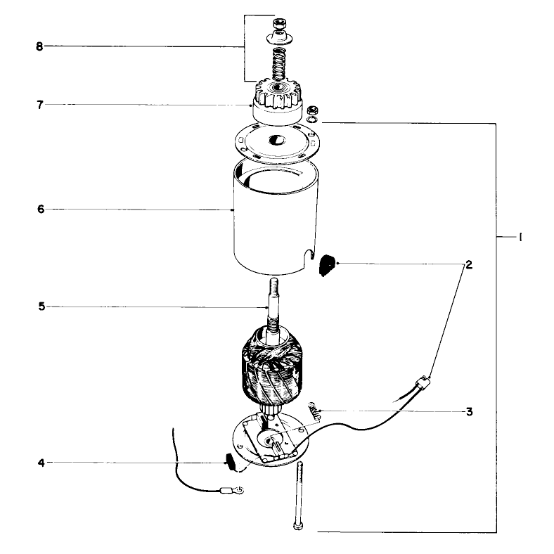Starter Motor and Pinion