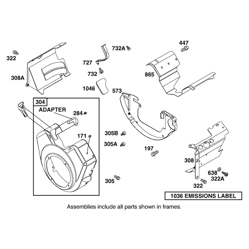 Blower Housing and Cover Assembly