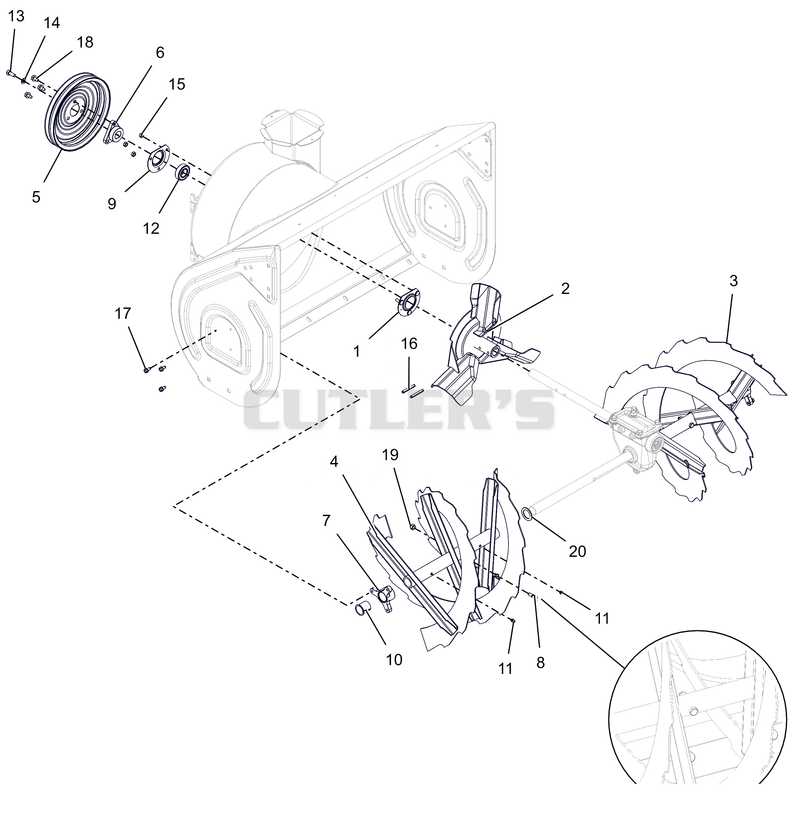 Auger And Impeller - 32"