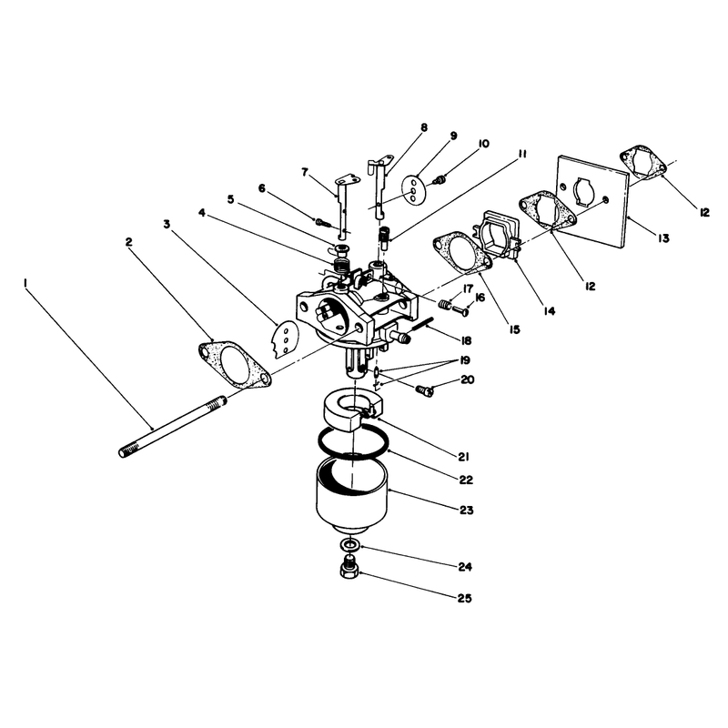 Carburetor Assembly Model No 47pg6