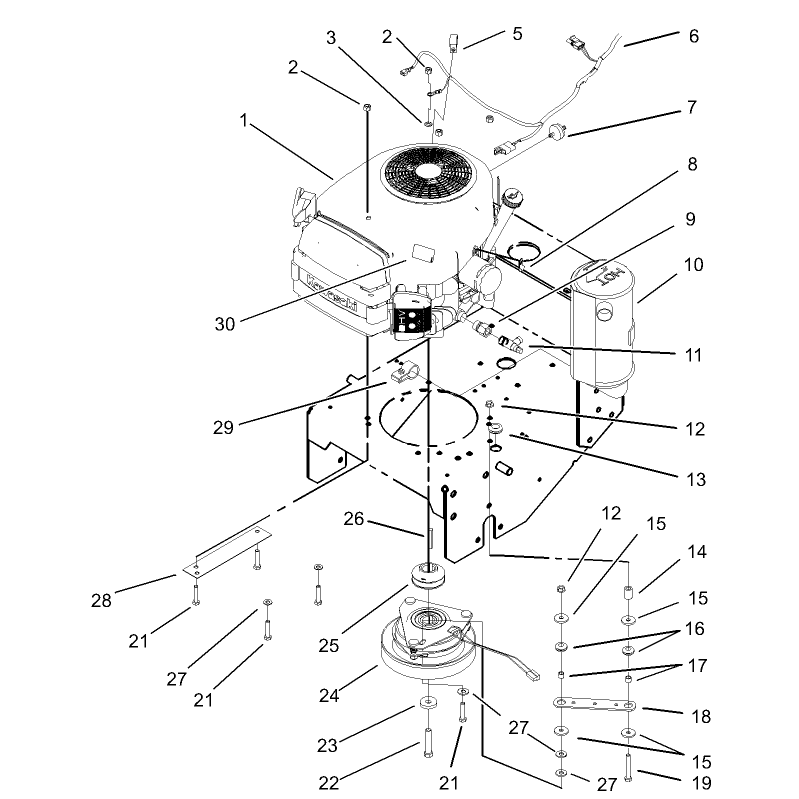 Frame and Wheel Assembly