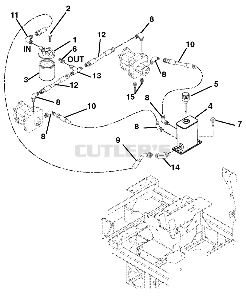 Hydraulic Tank Filter, Pumps And Hoses
