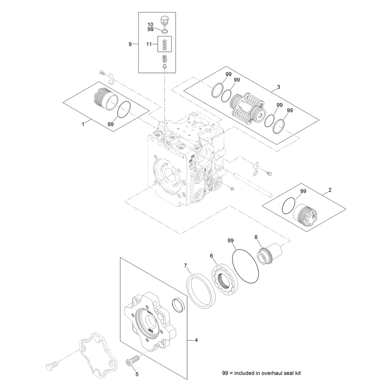 Rear Hydraulic Pump Assembly No. 139-4801