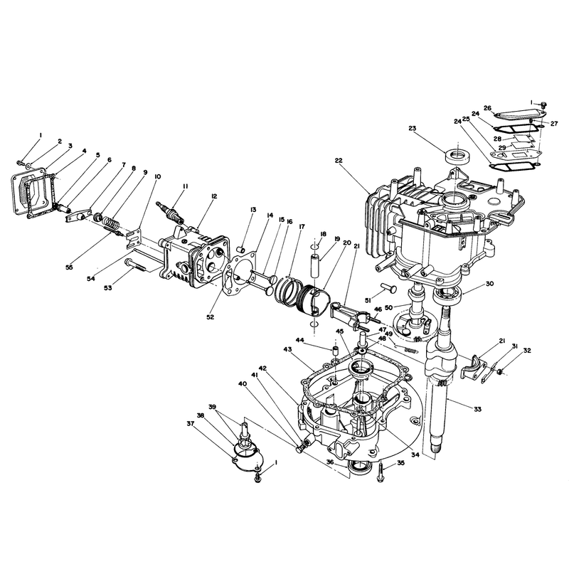 Engine Assembly Model No VMF5 and VMG6