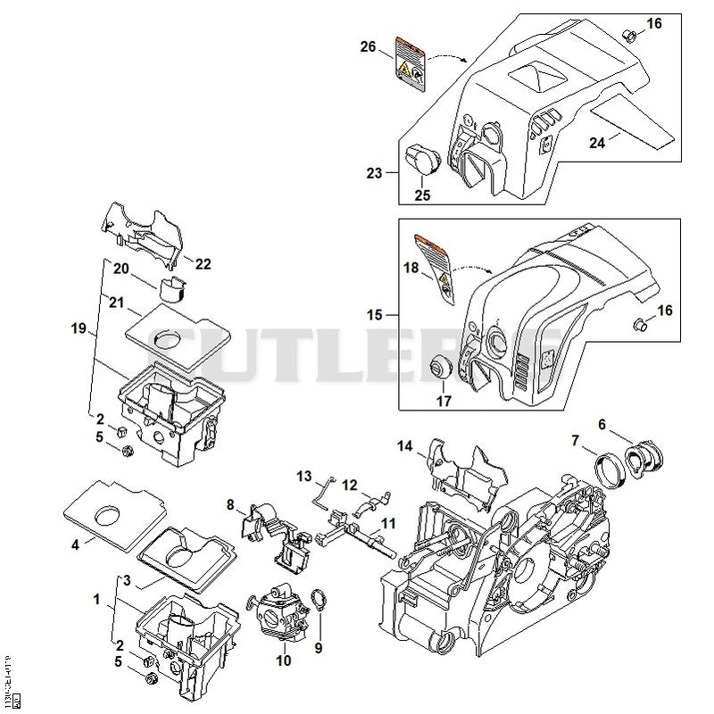 Air filter, Shroud