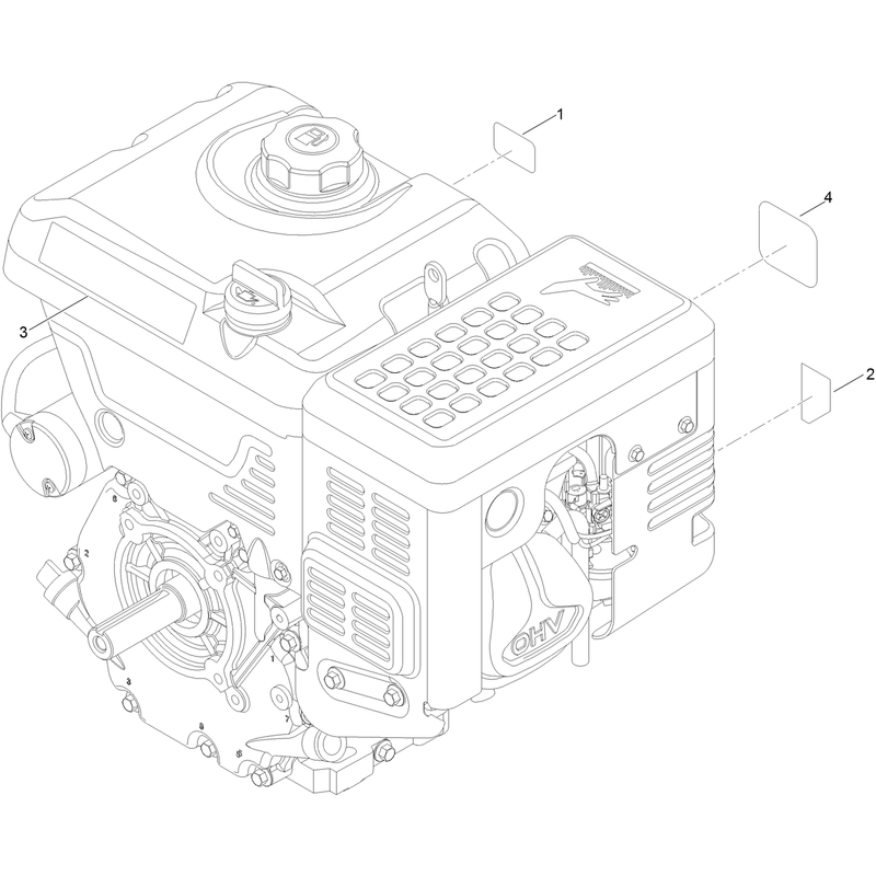Engine Decal Assembly