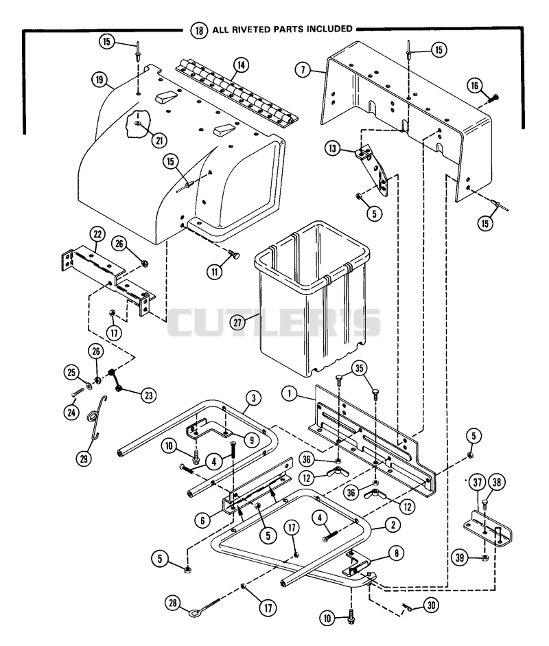 Grass Bagger Assembly