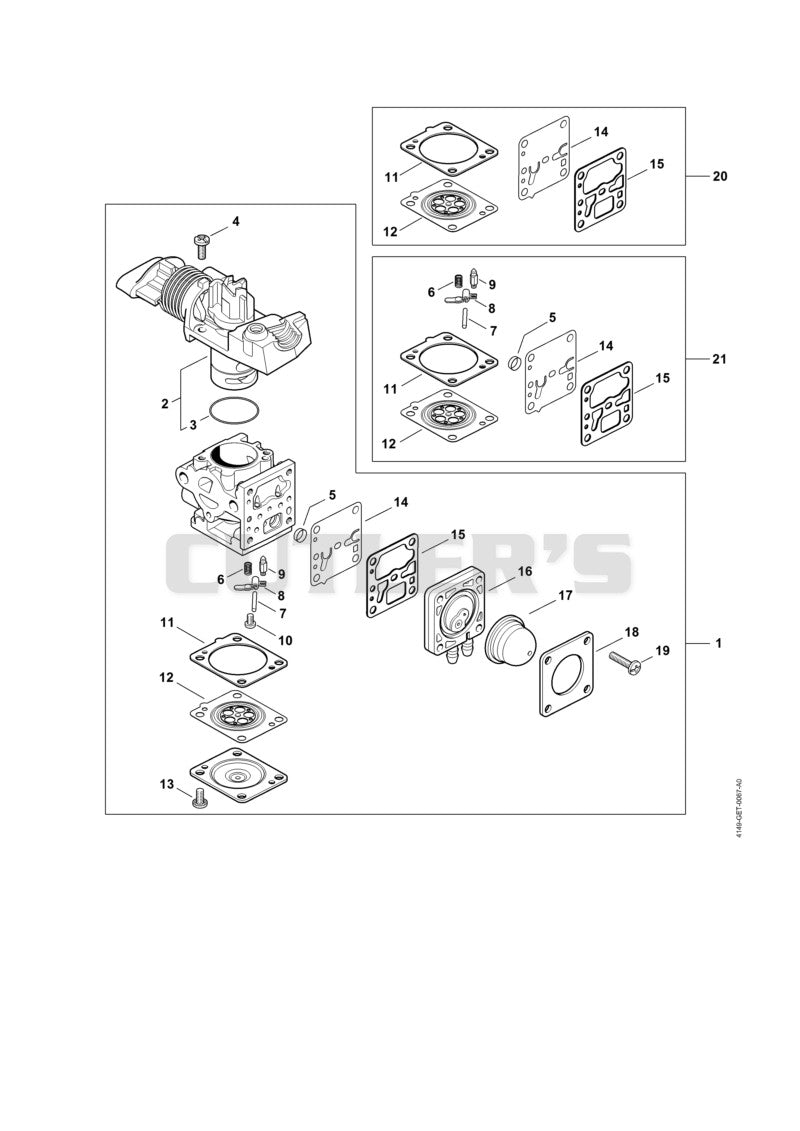 Carburetor 4149/02  from Serial number 516674202