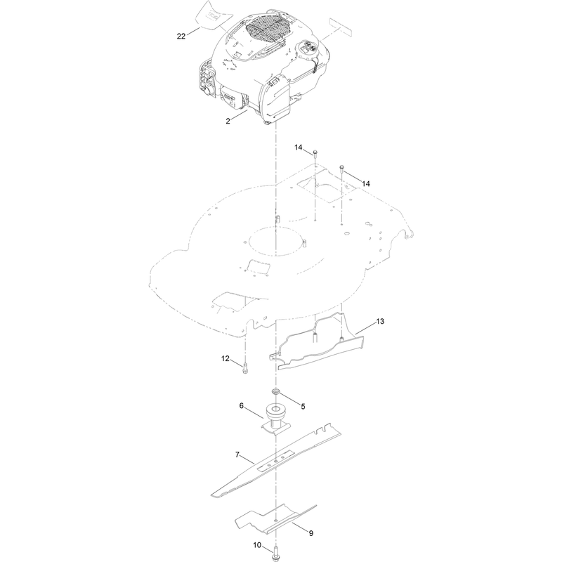 Engine and Blade Assembly