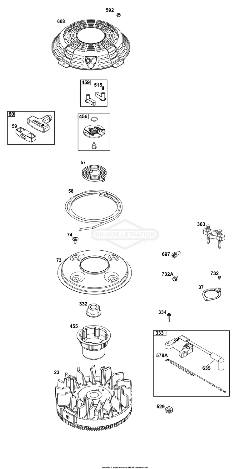 Flywheel, Ignition, and Starter Group