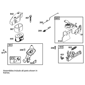 Air Cleaner Assembly Engine GTS 200