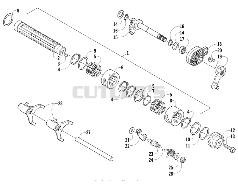 GEAR SHIFTING ASSEMBLY [94866]