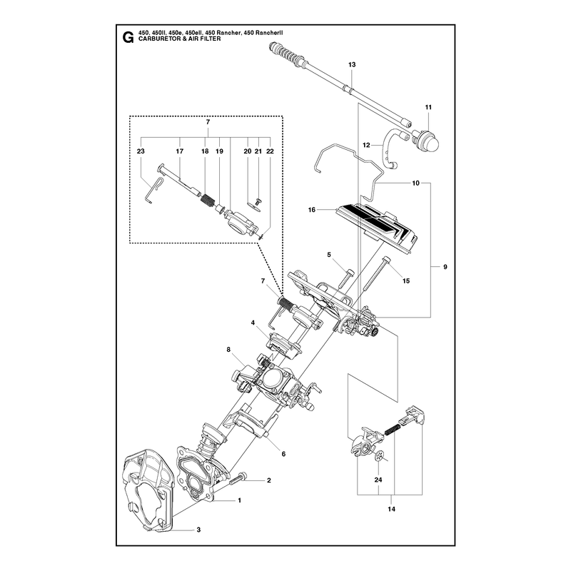 CARBURETOR AND AIR FILTER