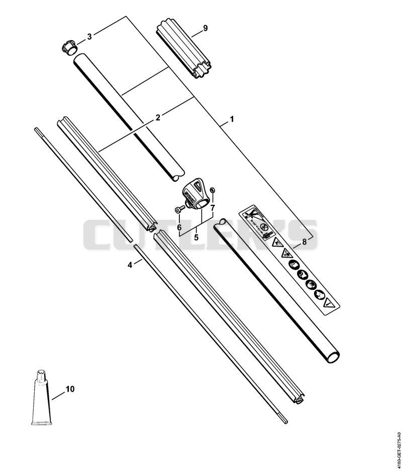 Drive tube assembly FS 91 R