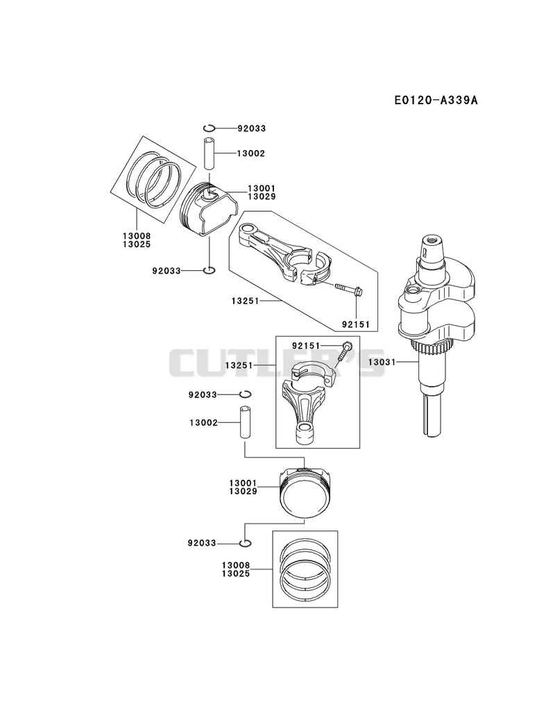 PISTON/CRANKSHAFT