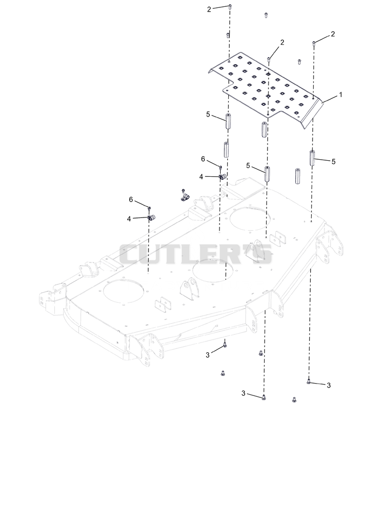 Deck Step Platform - 52" - RD