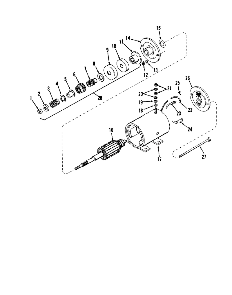 Starter Motor No 29965 Electric Model