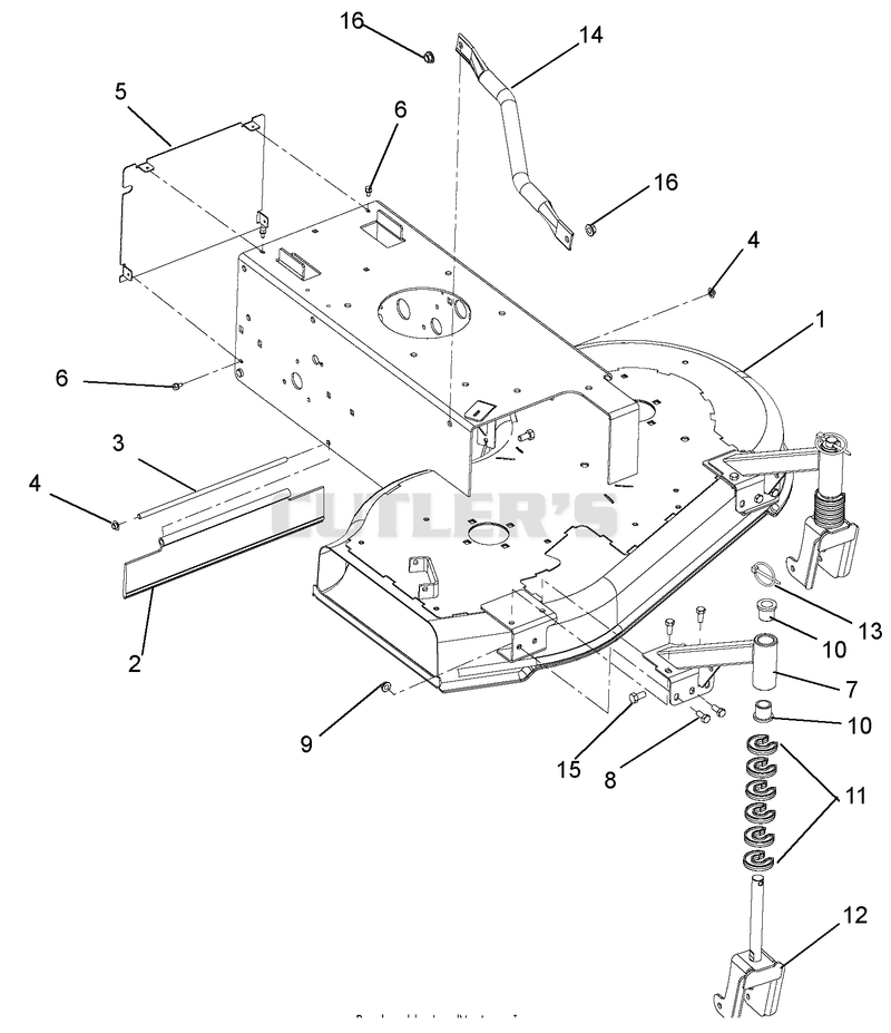 Frame And Front Caster