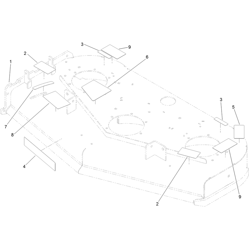 Deck Decal Assembly No 120-6401