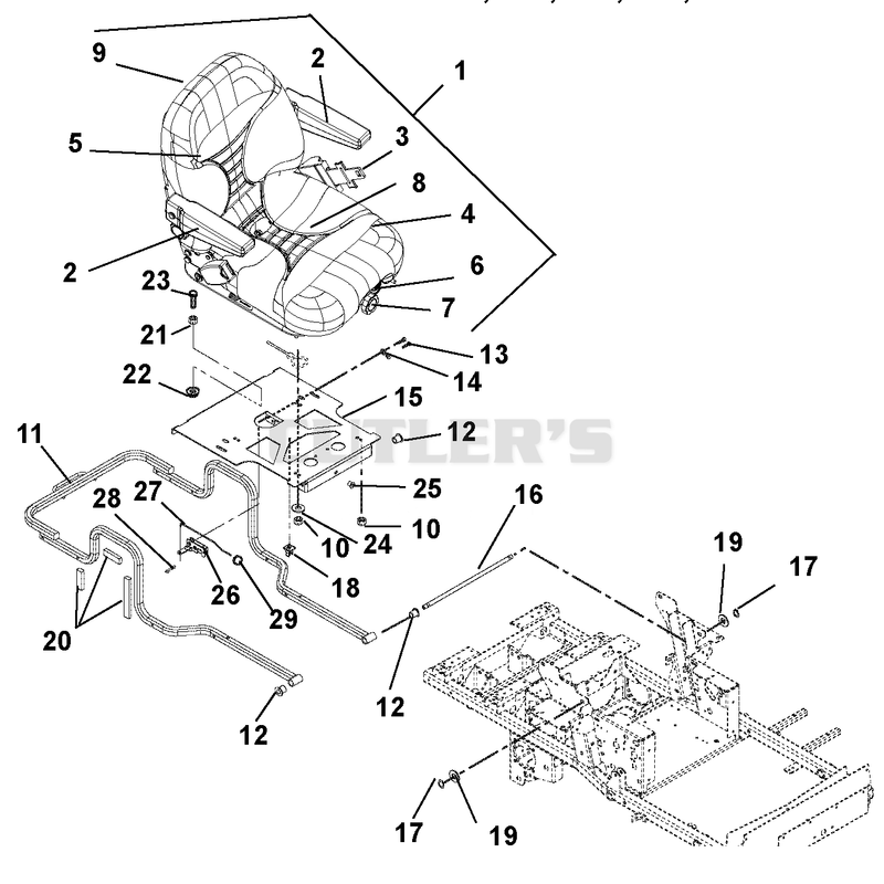Seat And Hood Frame