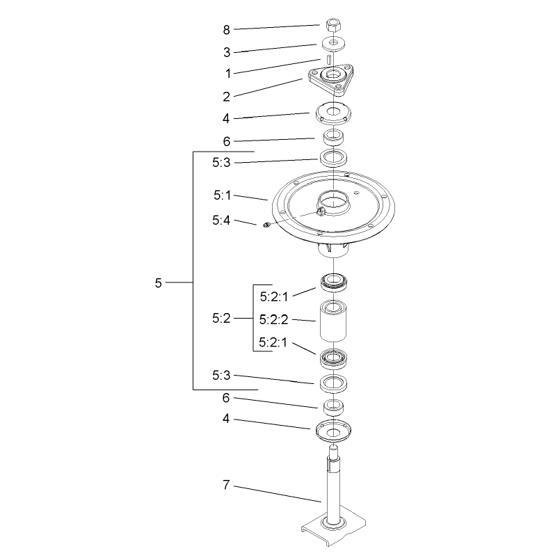 Spindle Assembly No 106-3217
