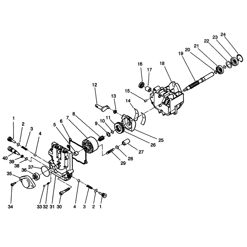 Hydraulic Pump Assembly No 82-8220