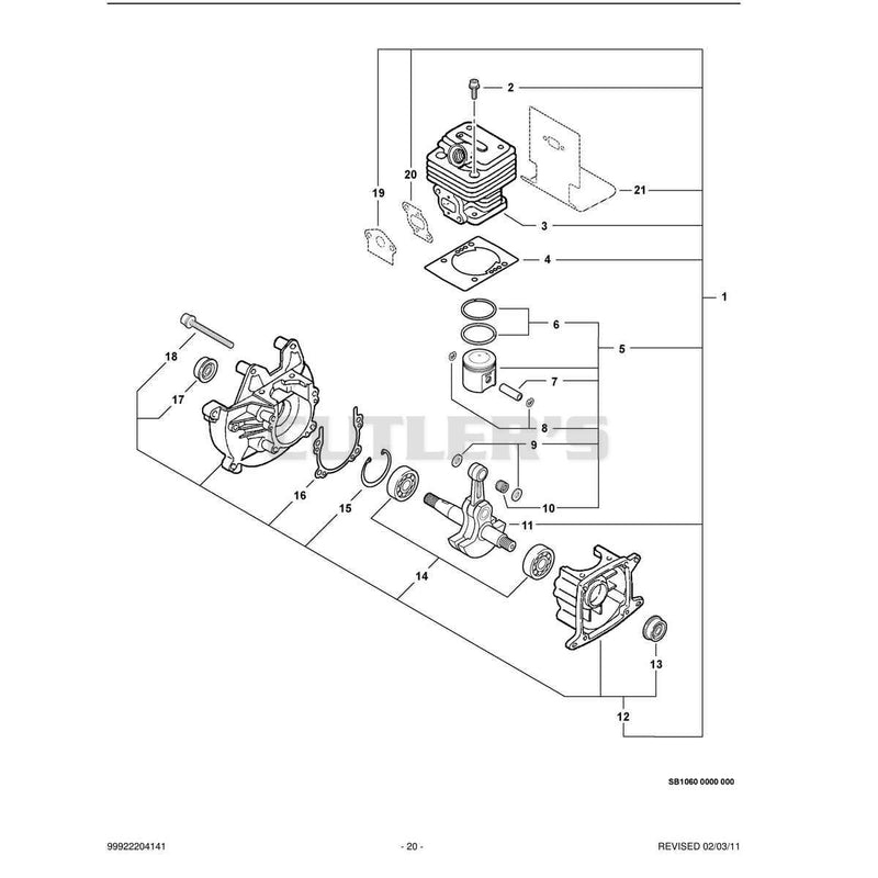 Engine, Short Block -- SB1060
