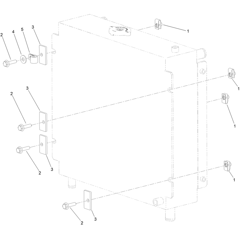 Radiator Support Kit Assembly No 161-7280