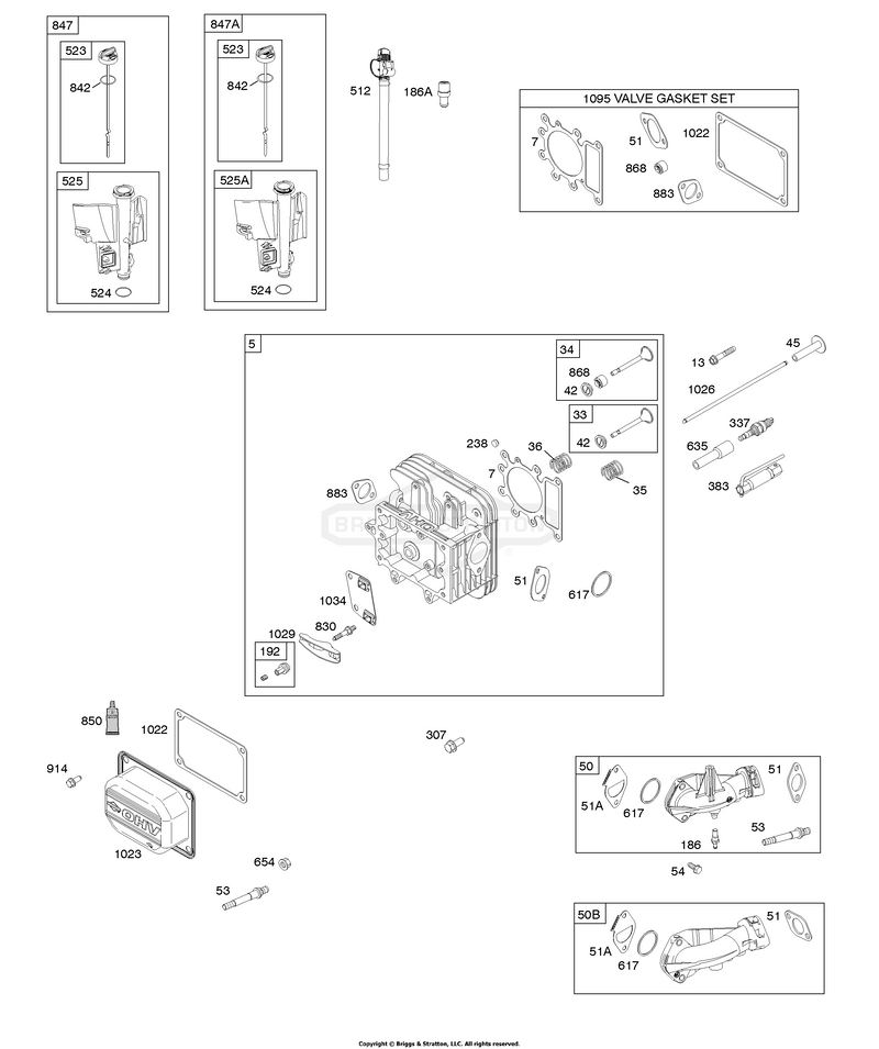 CYLINDER HEAD, GASKET SET-VALVE, INTAKE MANIFOLD, OIL FILL, VALVES