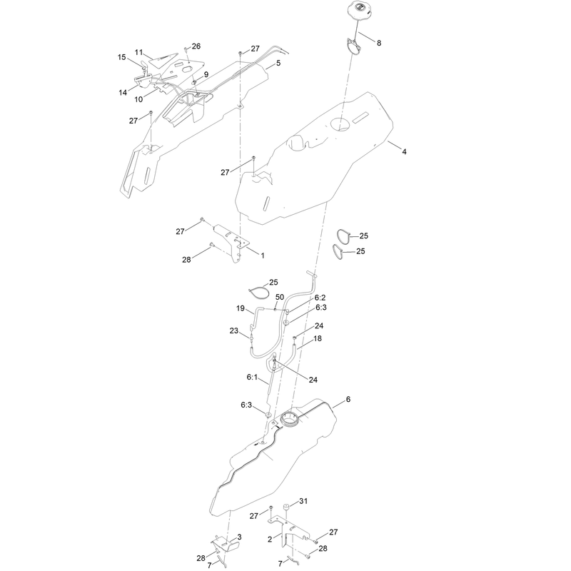 Body Styling and Fuel Pod Assembly