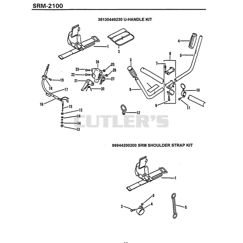 U-Handle Kit Includes The Following