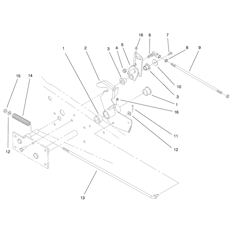Lower Parking Brake Assembly
