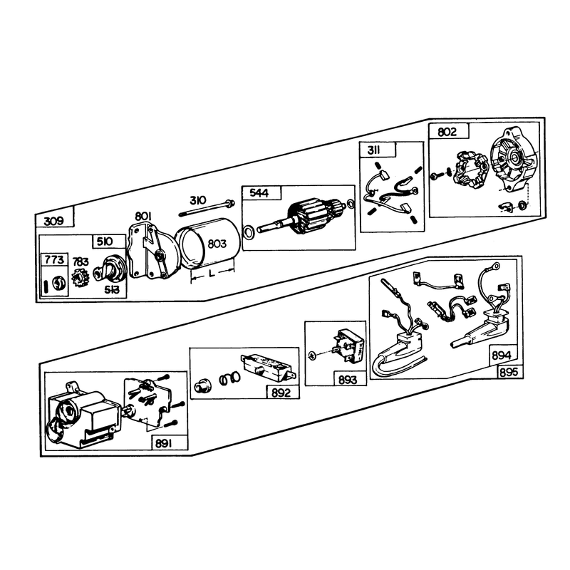 Starter Motor Kit Model No. 37-4630