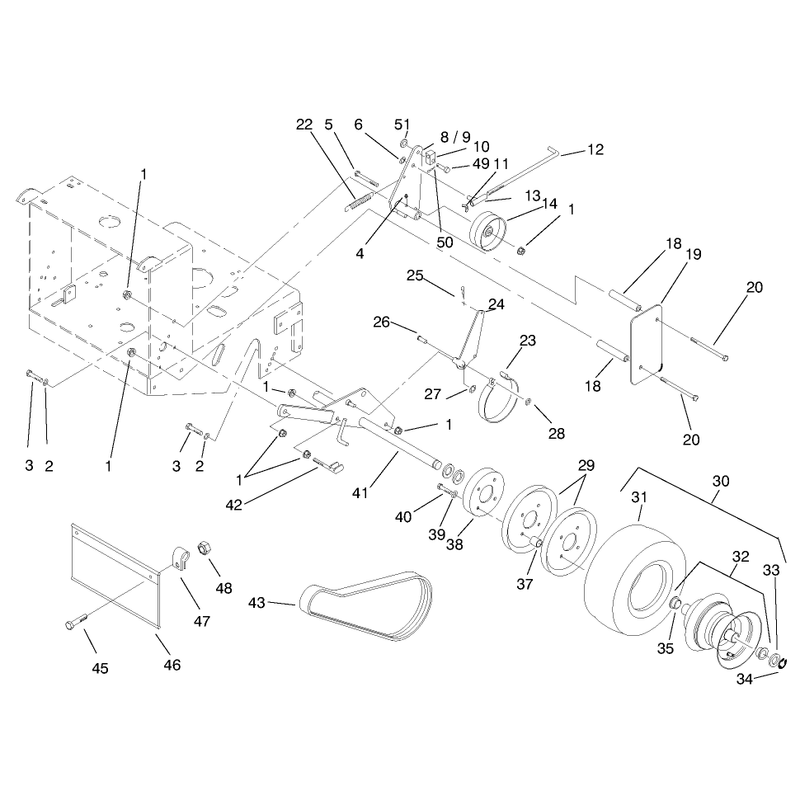 Wheel Brakes and Traction Belts