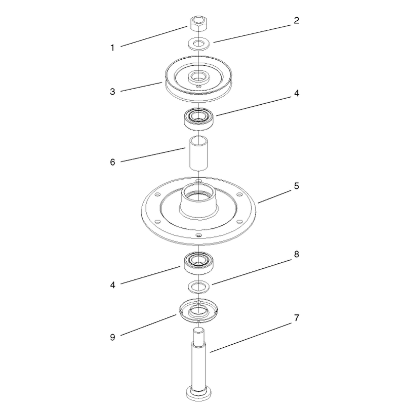 Spindle Housing Assembly No 104-6317