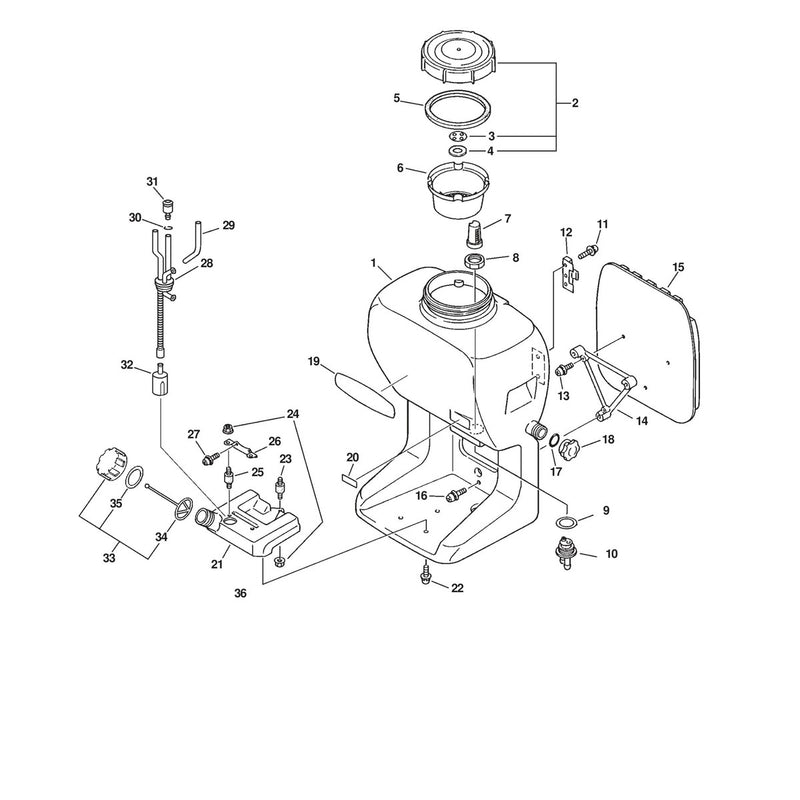 FUEL TANK, SPRAY TANK