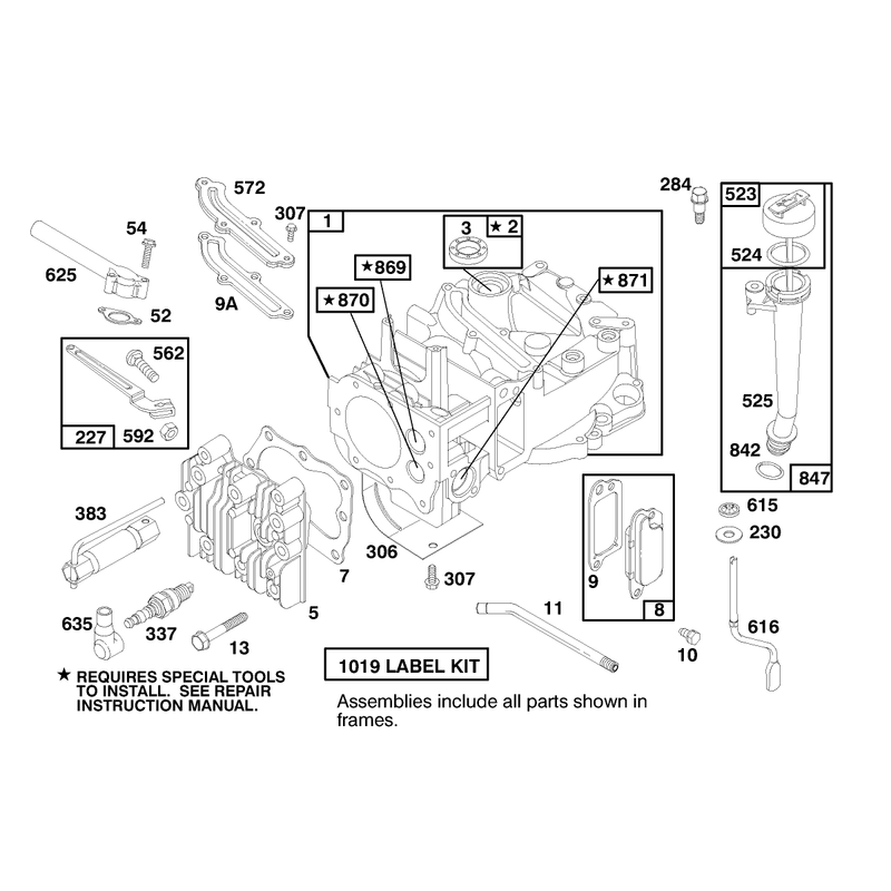 Engine Briggs and Stratton Model 12u802-0639-01