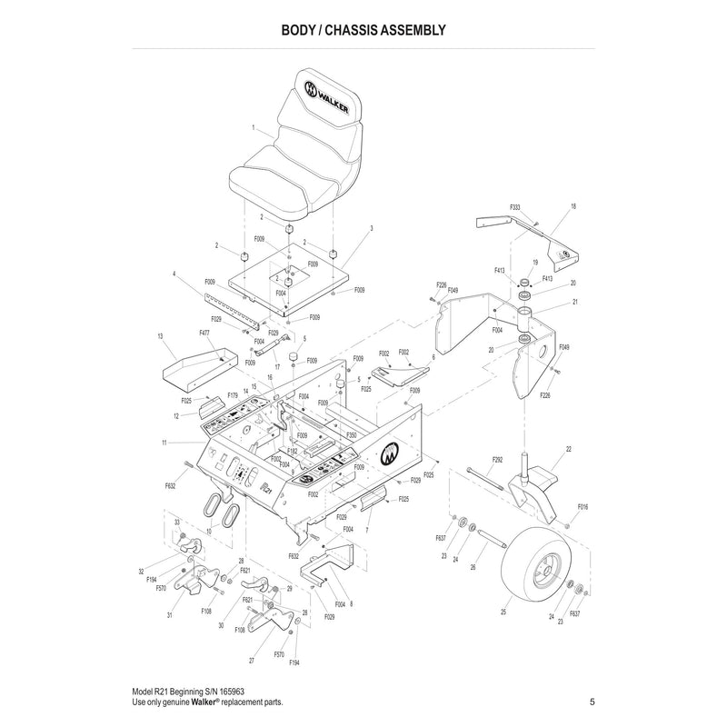 BODY / CHASSIS ASSEMBLY