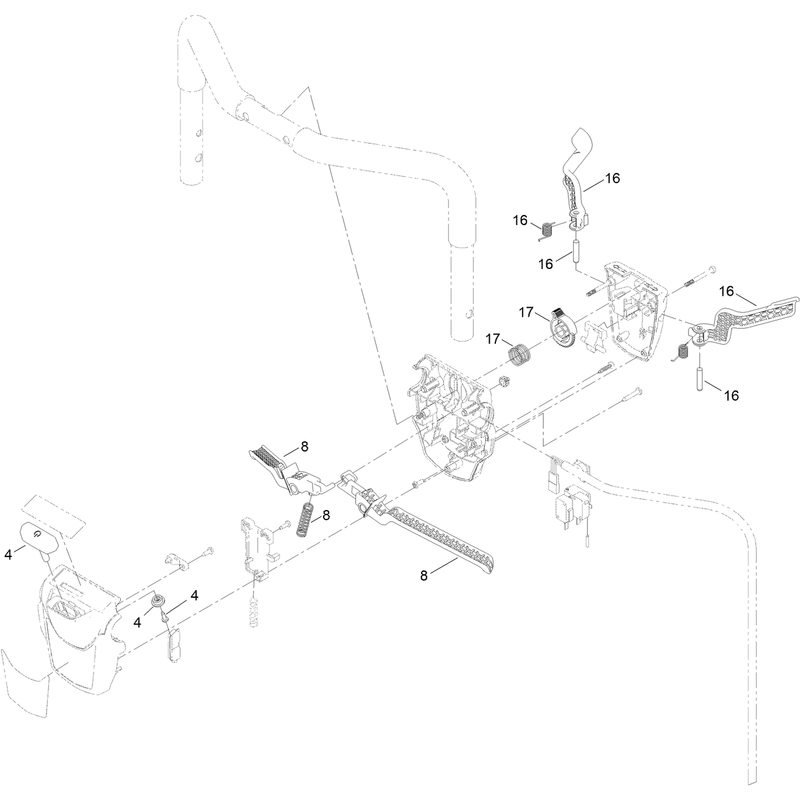 Handle Bar Control Assembly No 134-6355