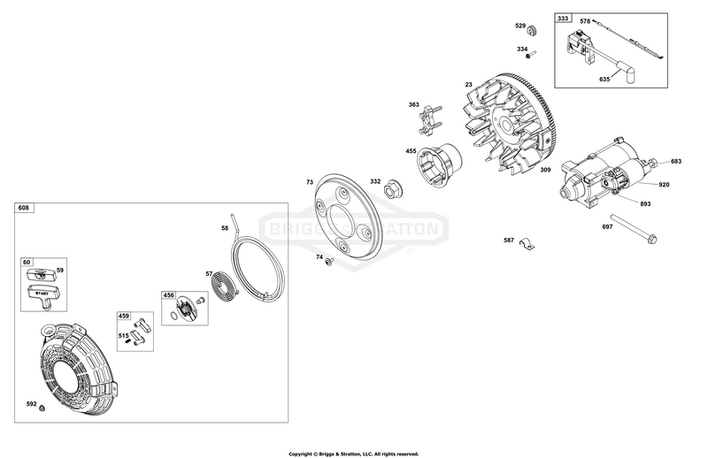 Flywheel, Ignition, and Starter Group